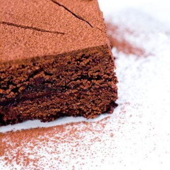 Рецепт брауни с вишней и лавандой