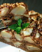 Брауни с яблоками