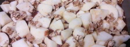 брауни с яблоками. Шаг 4