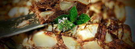 брауни с яблоками. Шаг 6