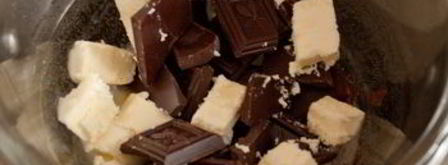 брауни со сливочным сыром и малиной. Шаг 2