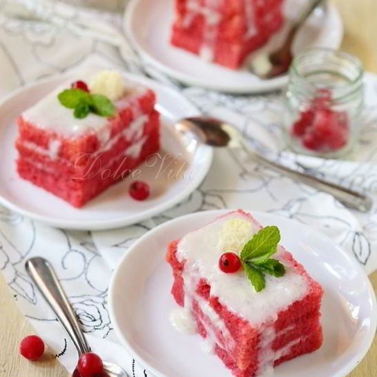 Рецепт клюквенного пирожного