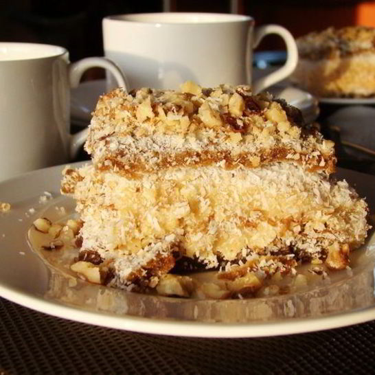 Рецепт кокосовое пирожное