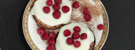 миндальные пирожные с малиной. Шаг 7