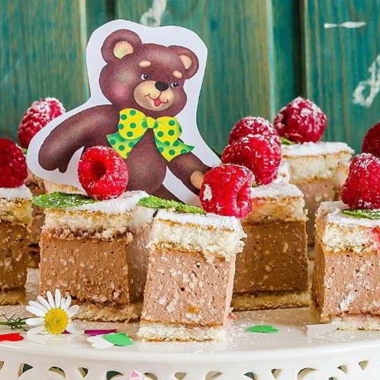 Рецепт мини-пирожных для детского праздника