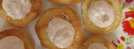 пирожное буше глазированные с малиново-ореховым кремом. Шаг 20