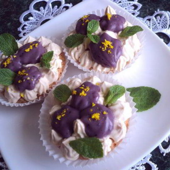 Рецепт пирожного фиалки