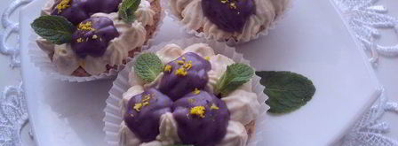 пирожное фиалки. Шаг 8