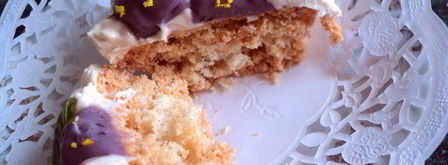 пирожное фиалки. Шаг 9