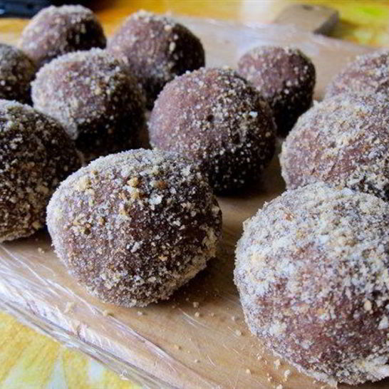 Рецепт пирожного картошка с коньяком и грецкими орехами