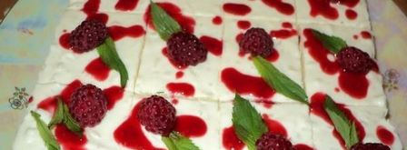 пирожное малина на снегу. Шаг 8