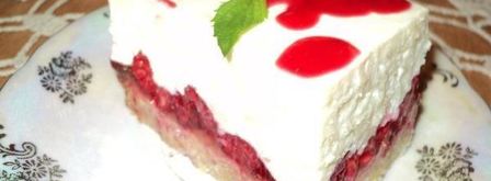 пирожное малина на снегу. Шаг 9