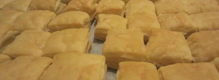 пирожное мини наполеончики из слоеного теста. Шаг 3