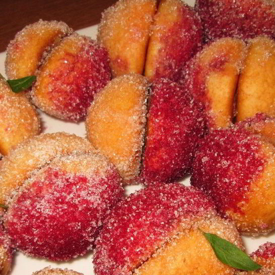 Рецепт пирожного персик