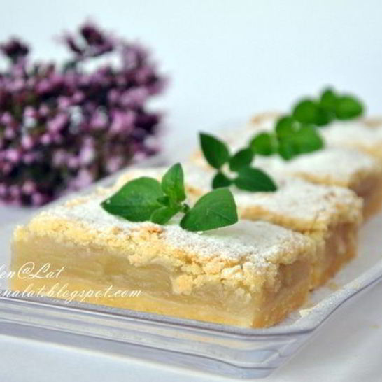 Рецепт пирожного яблочные полоски