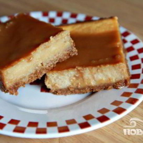 Рецепт пирожных с молочной карамелью и сливочным сыром