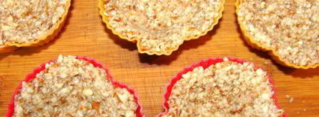 полезное миндальное пирожное с хурмой. Шаг 4