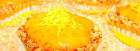 полезное миндальное пирожное с хурмой. Шаг 8