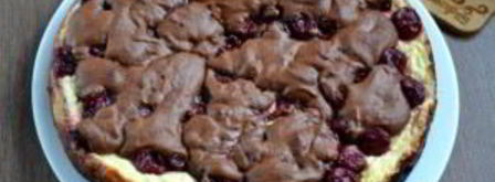 шоколадный брауни с вишней. Шаг 11