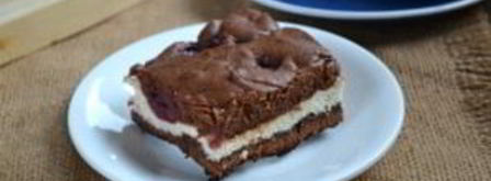 шоколадный брауни с вишней. Шаг 12