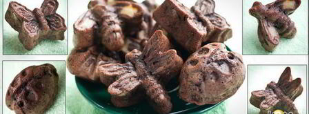 шоколадные пирожные с бананом. Шаг 2