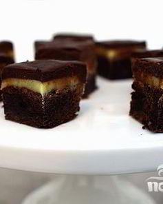 Шоколадные пирожные с мятным ликером