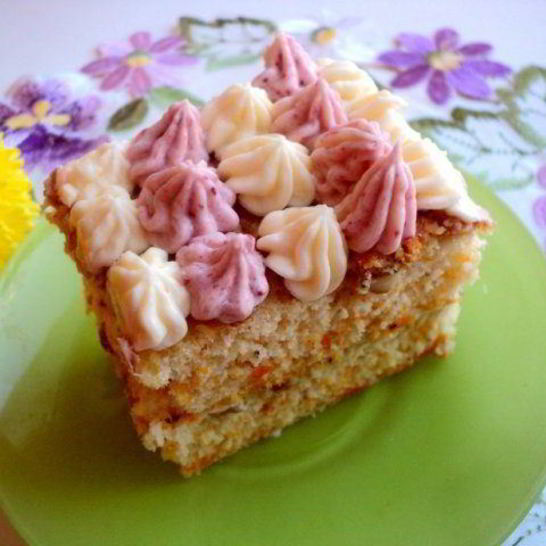 Рецепт тыквенно-орехового пирожное