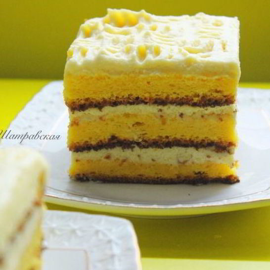 Рецепт тыквенного пирожного