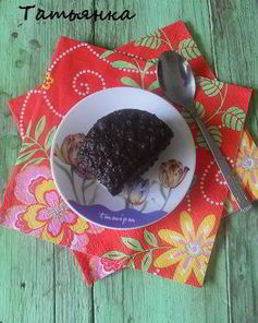 Винные брауни с грецким орехом