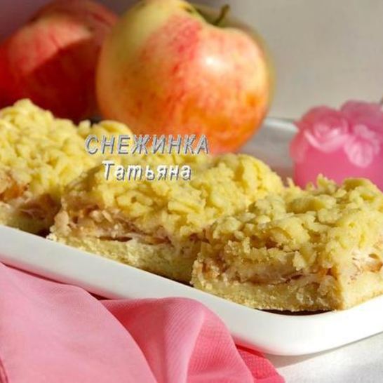 Рецепт яблочных пирожных блаженство