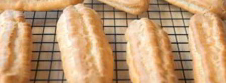 заварное пирожное с заварным кремом. Шаг 6