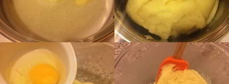 заварные пирожные с кремом и шоколадным соусом. Шаг 2