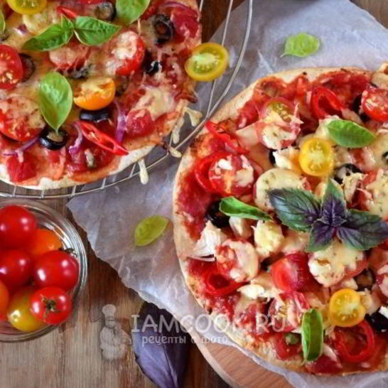 Рецепт быстрой пиццы в духовке