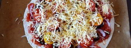 быстрая пицца в духовке. Шаг 9