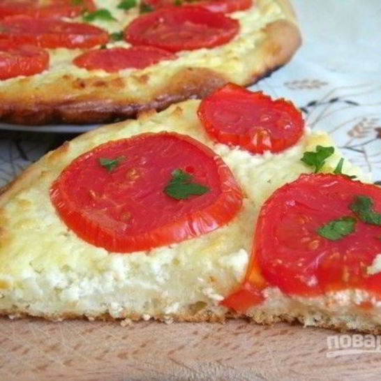 Рецепт деревенской пиццы с творогом