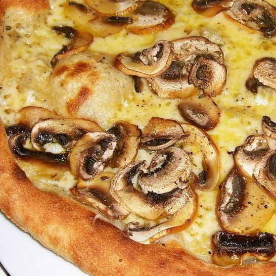 Рецепт домашней пиццы с грибами