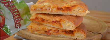 домашняя закрытая пицца. Шаг 4