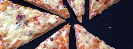 дрожжевая пицца с помидорами и курицей. Шаг 8