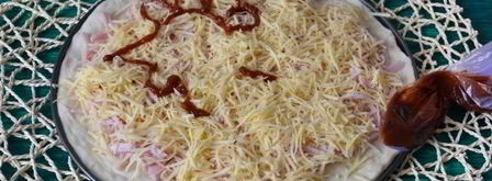 новогодняя пицца петушок. Шаг 13