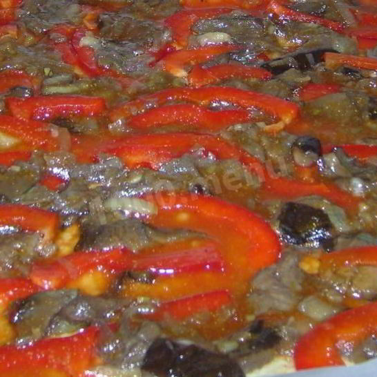 Рецепт овощной постной пиццы без сыра на дрожжевом тесте