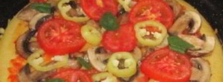 пицца без дрожжей на молоке. Шаг 4