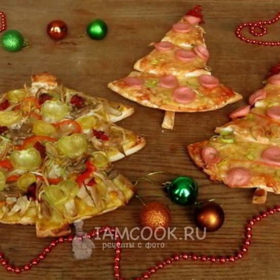 Рецепт пиццы елка
