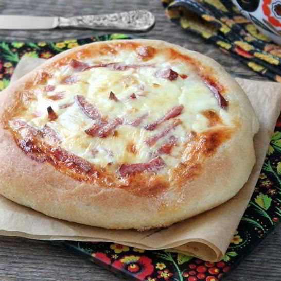 Рецепт пиццы из хлебного теста