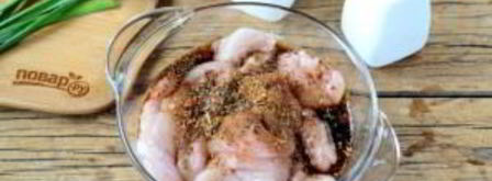 пицца из куриного филе с сыром и брокколи. Шаг 3