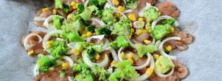 пицца из куриного филе с сыром и брокколи. Шаг 6