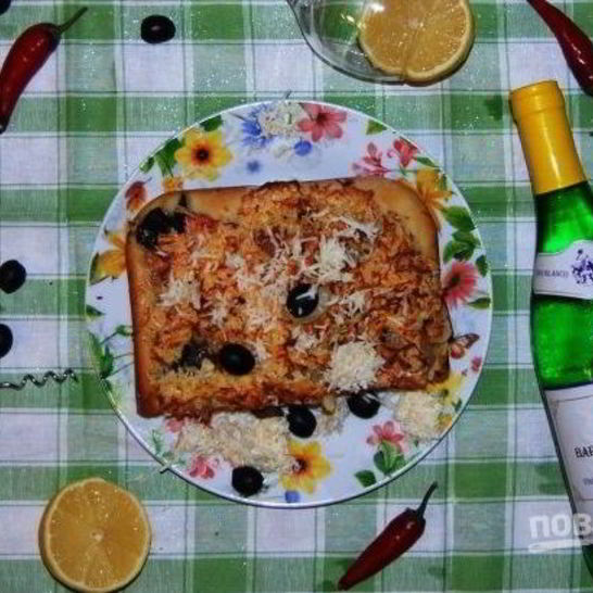 Рецепт пиццы из пирожкового теста