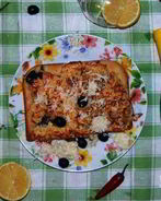 Пицца из пирожкового теста