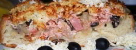 пицца из пирожкового теста. Шаг 9