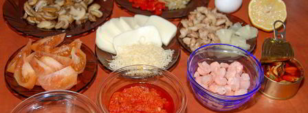 пицца квадро. Шаг 3