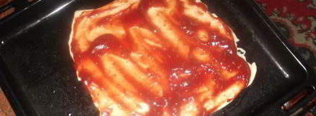 пицца на слоеном тесте. Шаг 4